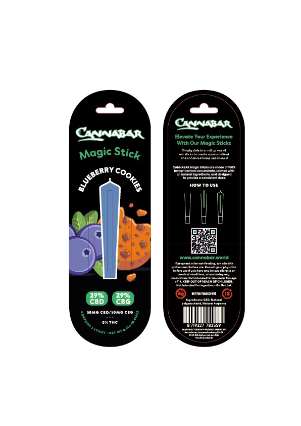 Bild von CBD Magic Sticks Blueberry Cookies