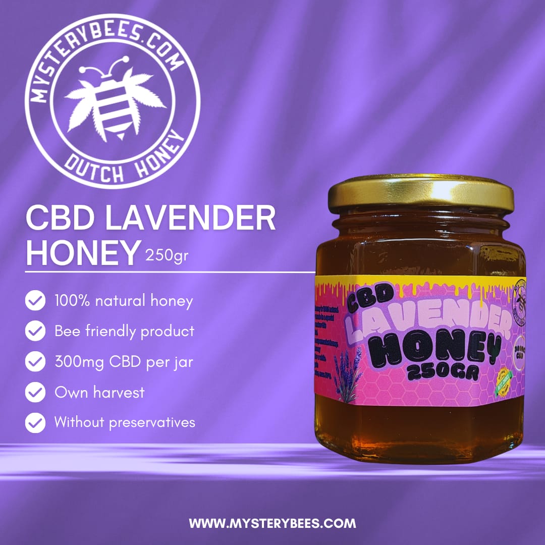 Bild von MysteryBees CBD Lavendel Honig