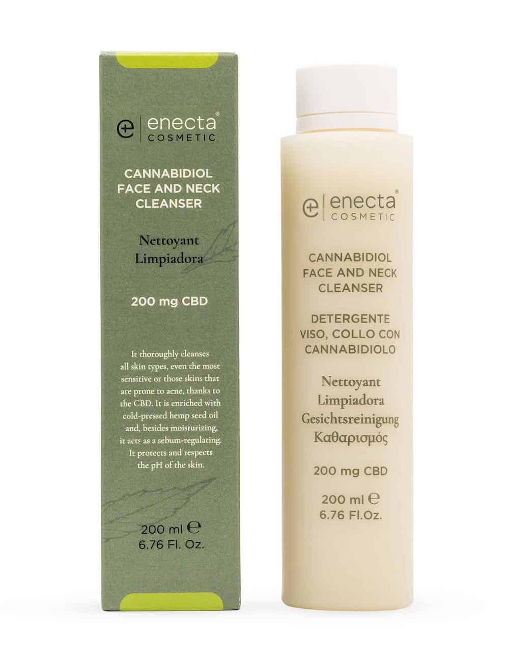 Bild von enecta Gesichtsreiniger 200 mg CBD - 200 ml Face and Neck Cleanser