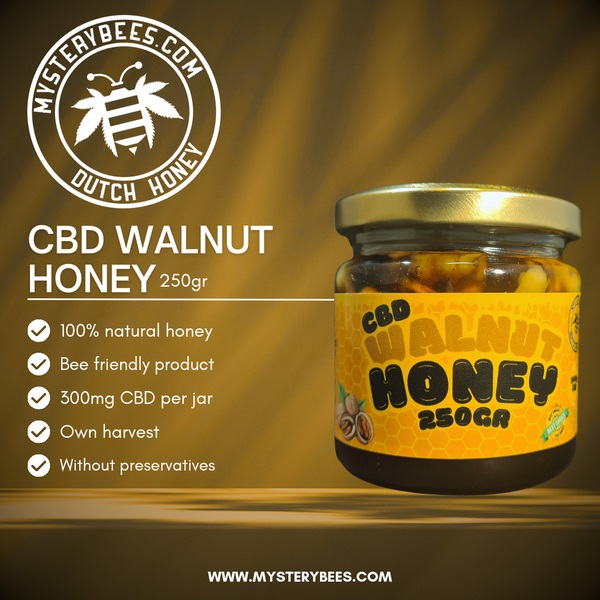 Bild von MysteryBees CBD Walnuss Honig