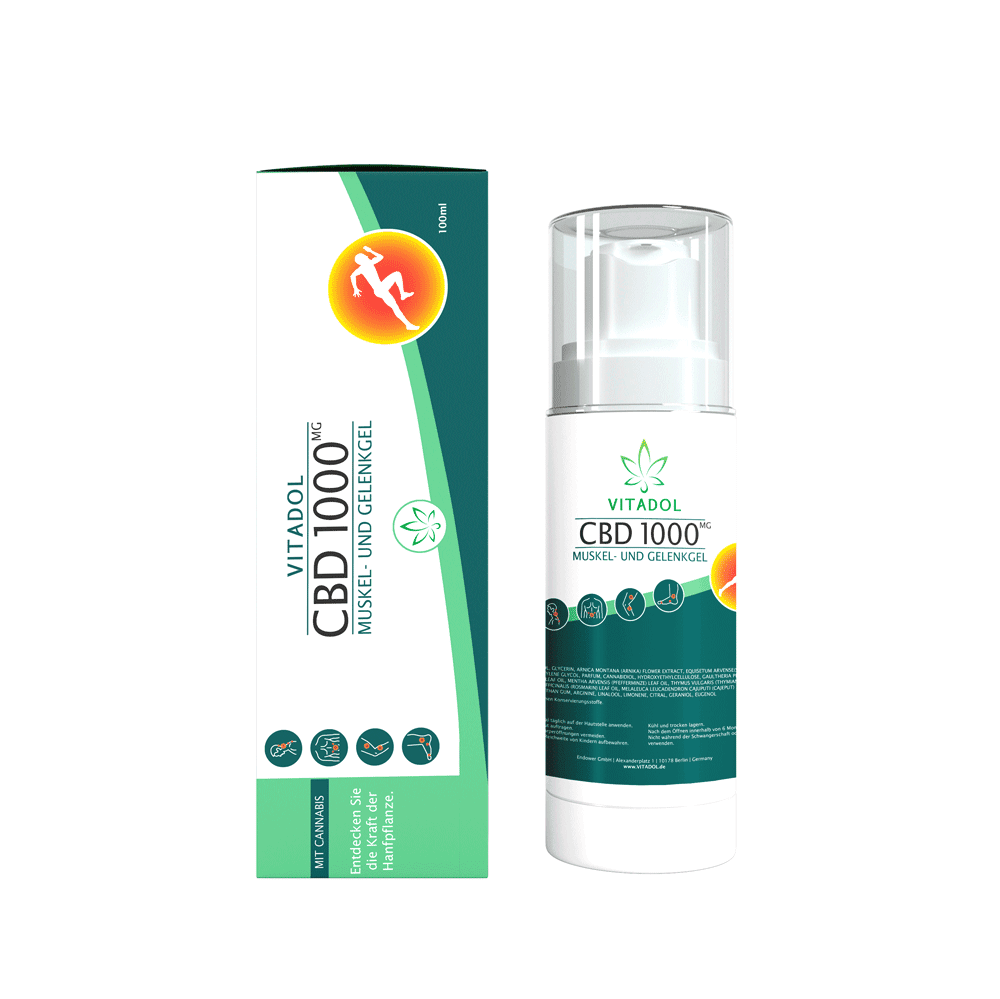 Bild von Vitadol CBD1000 Muskel- und Gelenkgel – 100 ml