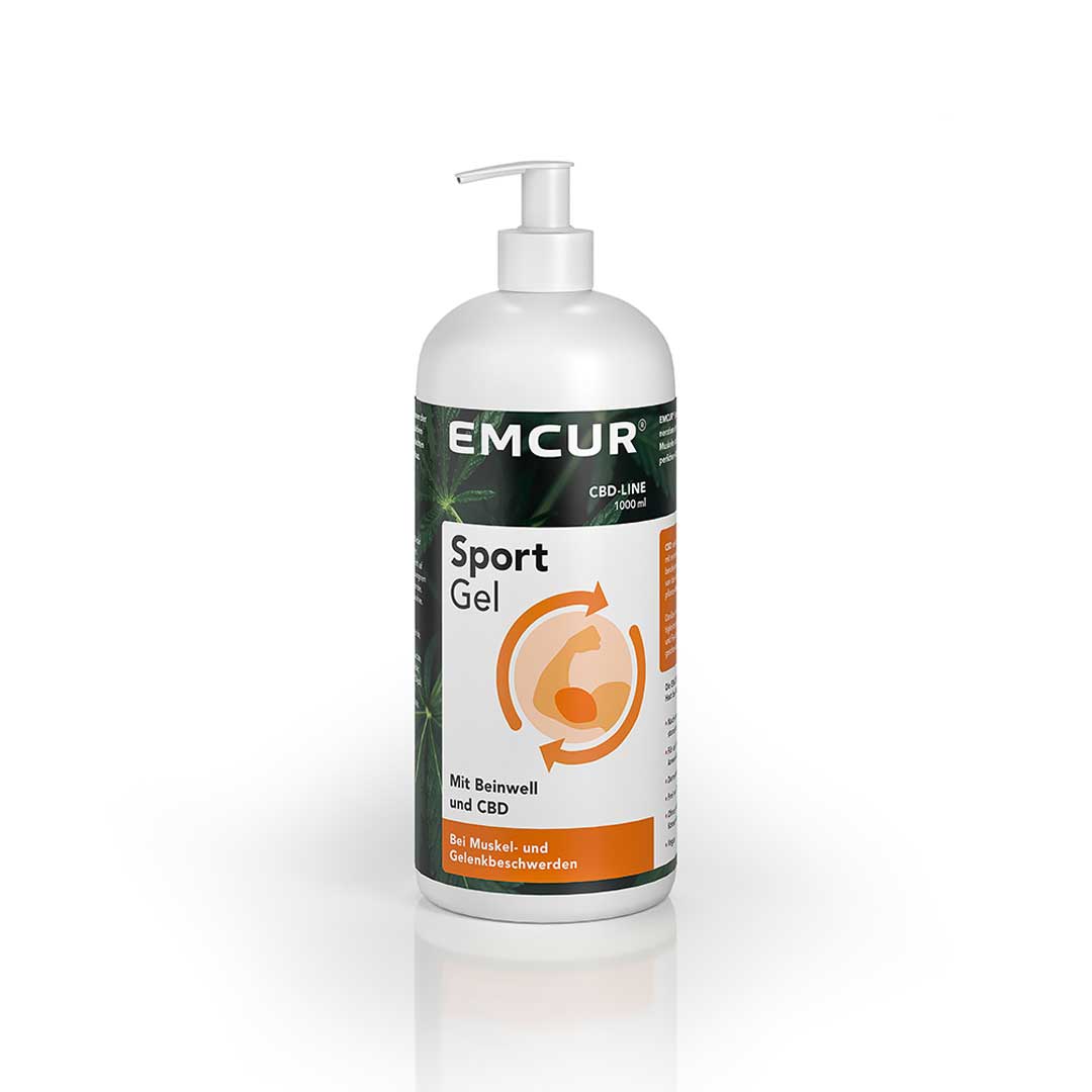 Bild von Emcur Sport Gel mit Beinwell und CBD - 1000 ml