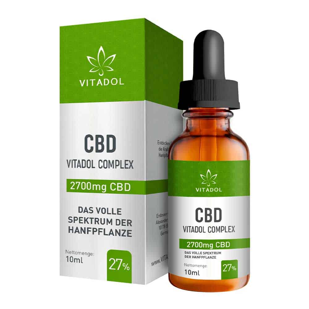 Bild von Vitadol Complex - Bio CBD Öl 27% (2.700mg) - 10ml