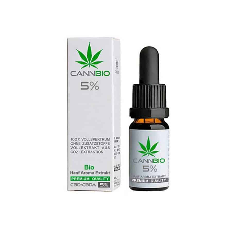 Bild von CANNBIO - Bio CBD Öl 5% (500mg ) - 10ml