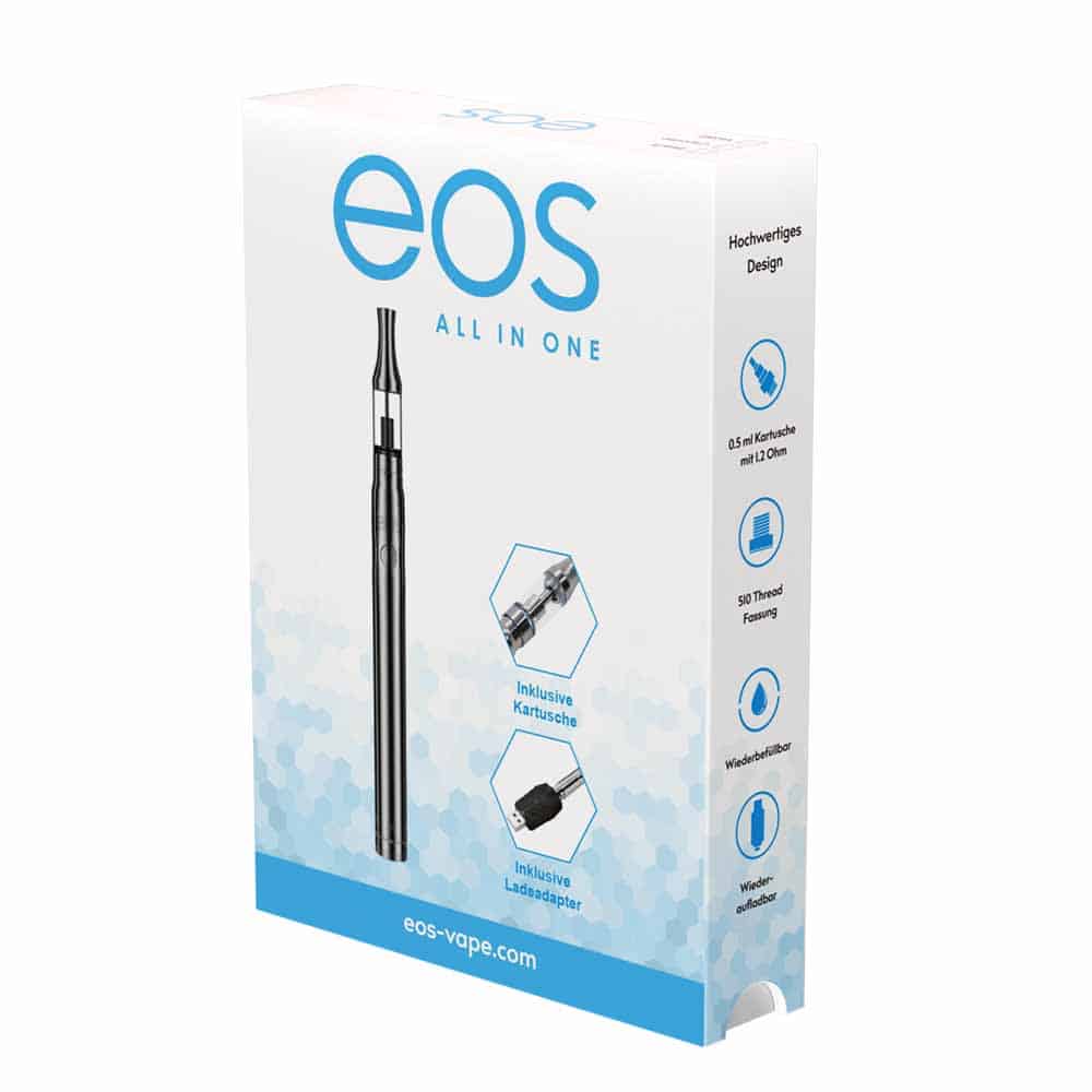 Bild von eos Vape Pen mit 350mAh Batterie und Kartusche