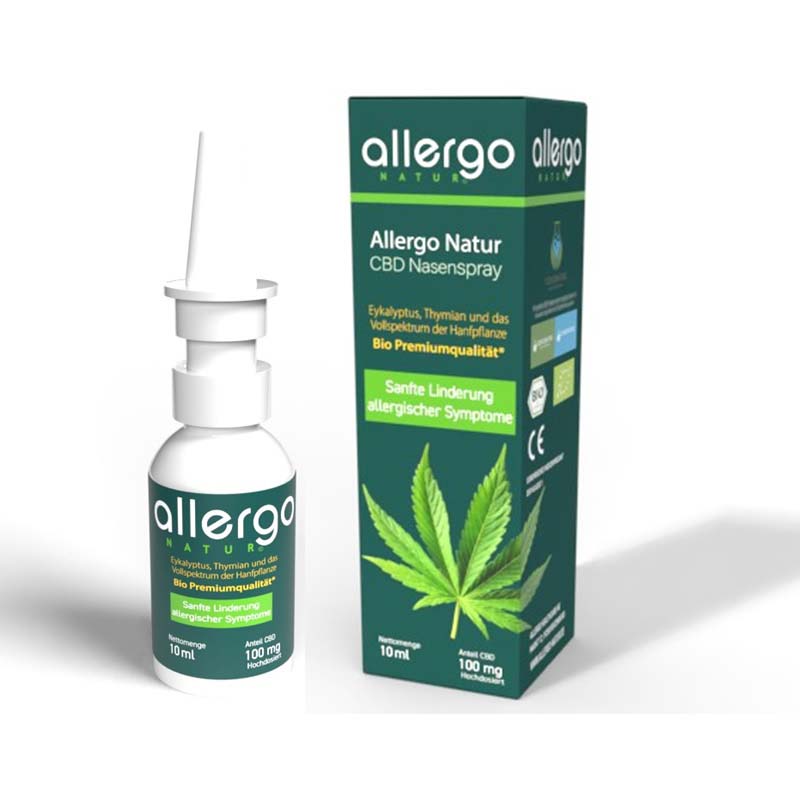 Bild von Allergo Natur Nasenspray CBD 100mg 10ml