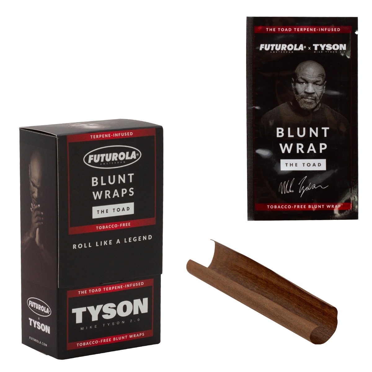 Bild von Tyson 2.0 Terpene-Infused Blunt Wraps (Tobacco Free) (25pcs in Display)
