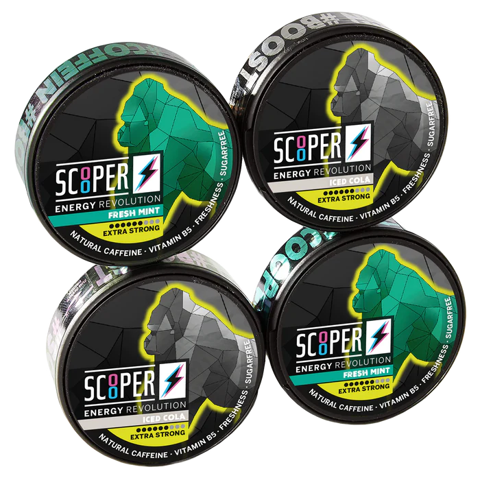 Bild von SCOOPER ENERGY BESTSELLER BOX EXTRA STRONG (4 DOSEN)