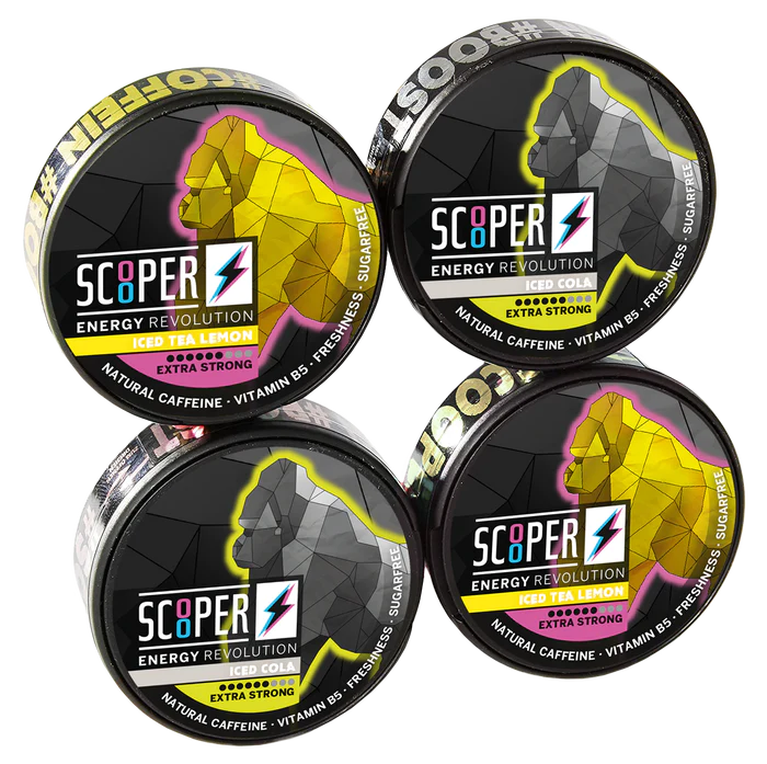 Bild von SCOOPER ENERGY ICED BOX LEMON EXTRA STRONG (4 DOSEN)